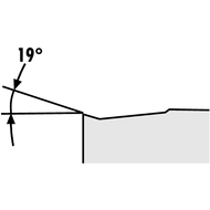 Turning insert CNMG 120404-FM HC7520